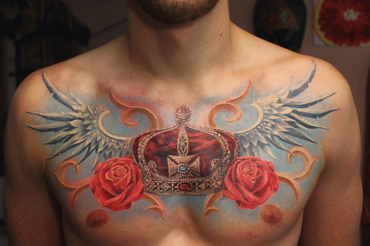 Chest Tattoos 10