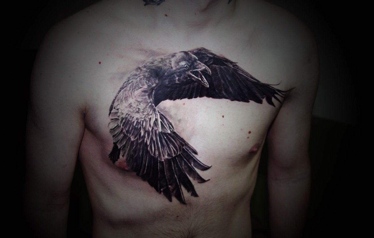 Crow Tattoo 100