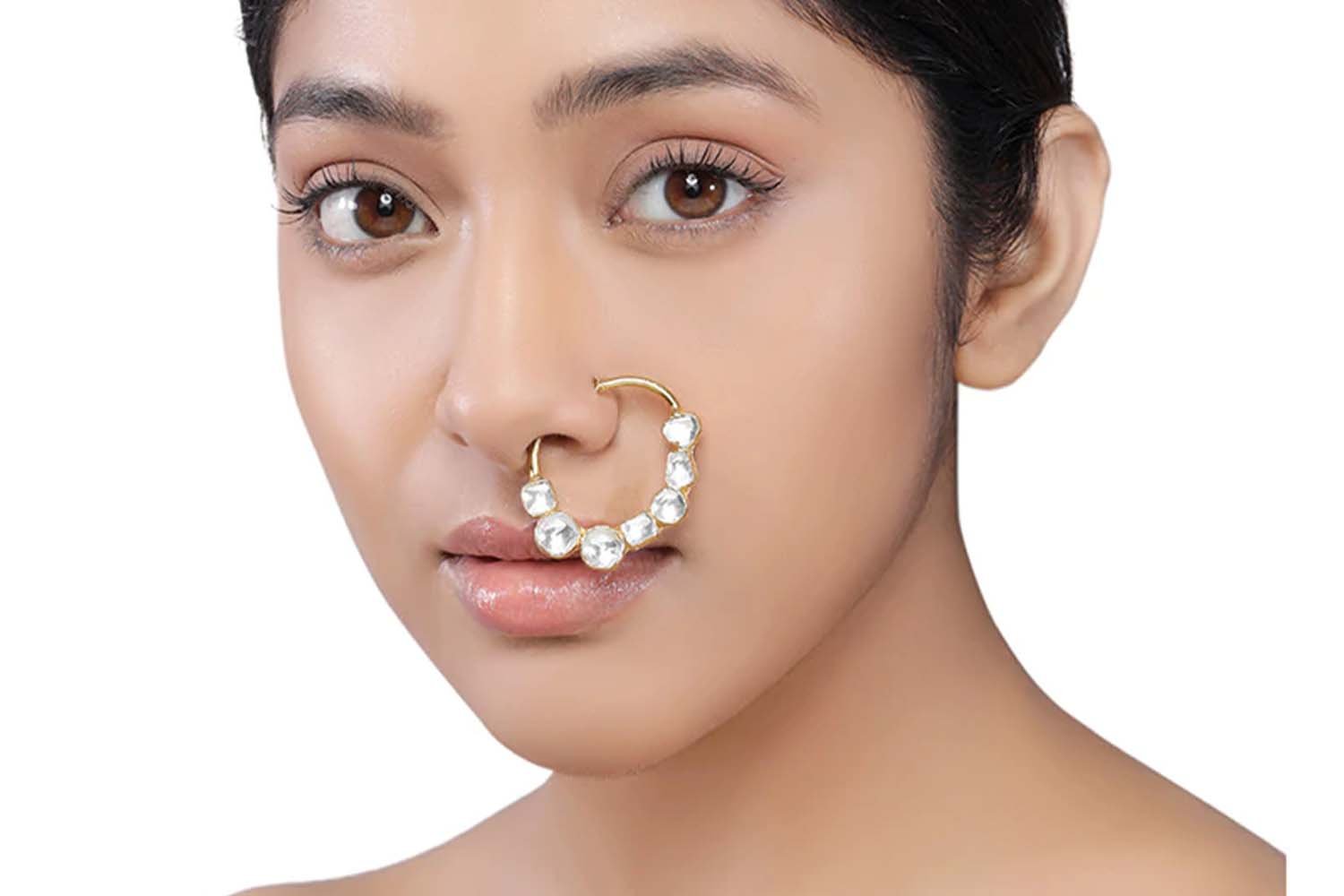 FIBO STEEL 24 Pcs 20G Stainless Steel Hoop Nose Rings 10