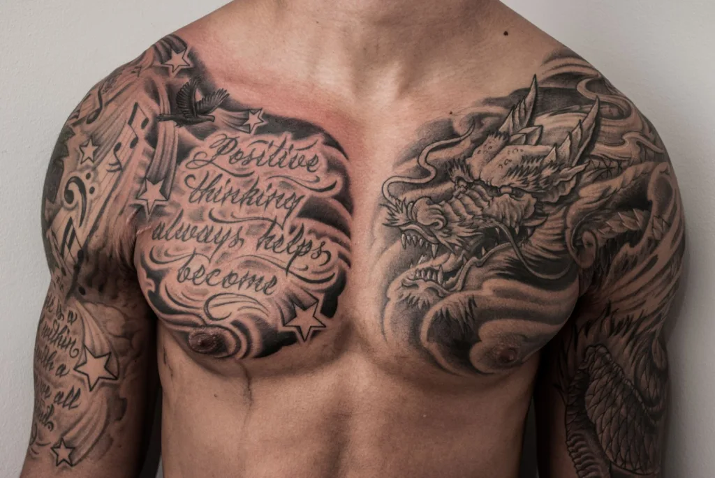 Chest Tattoos 8