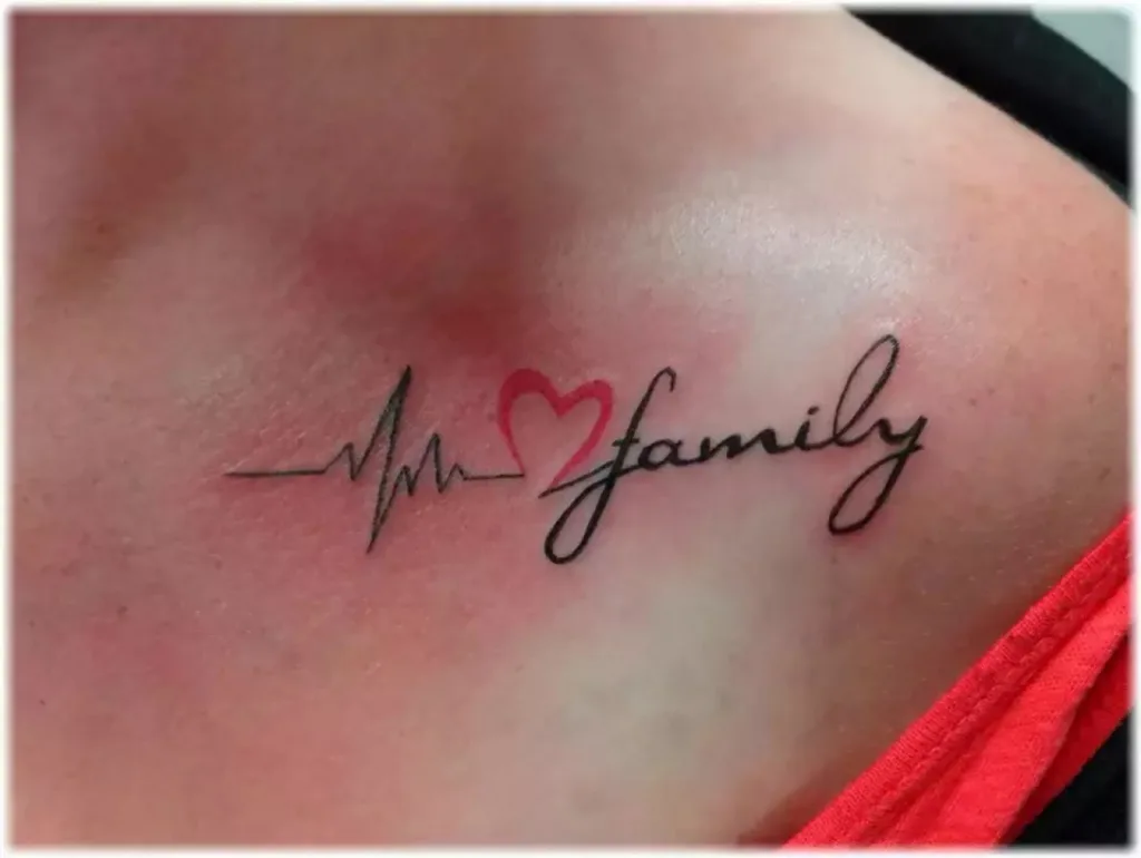 Heart Beat Tattoo 11