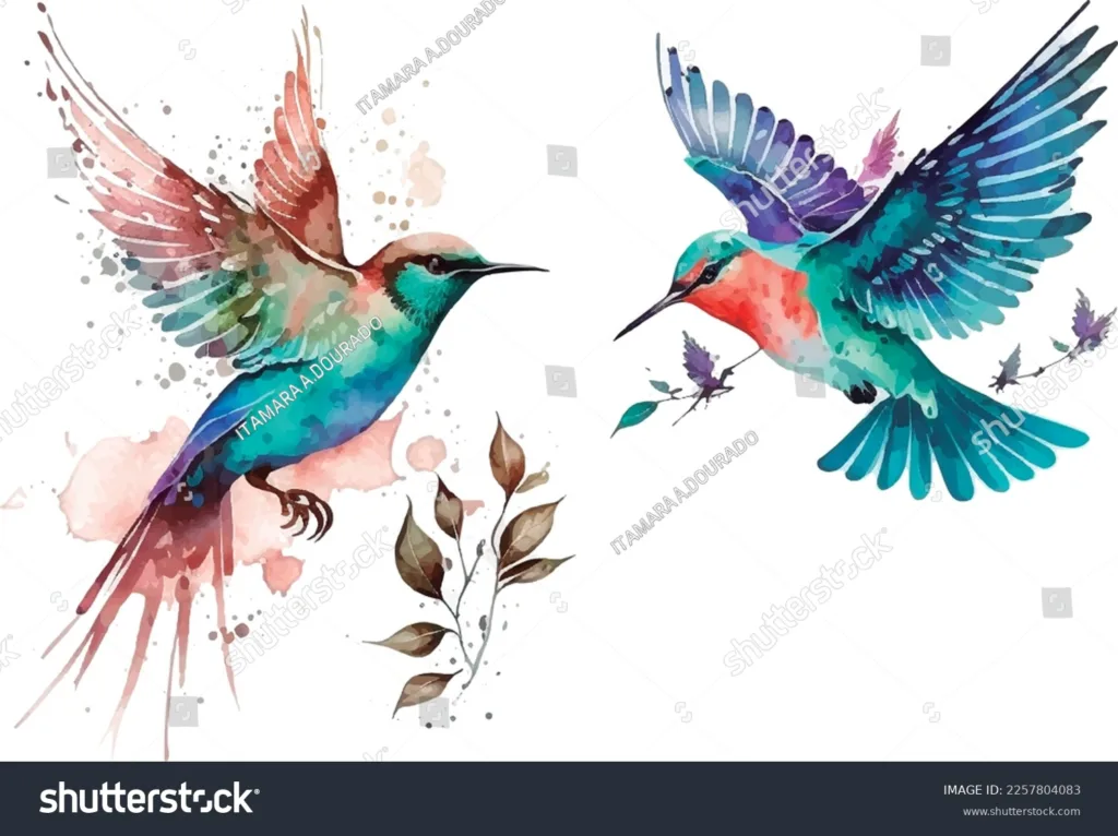 Hummingbirds Tattoo 28