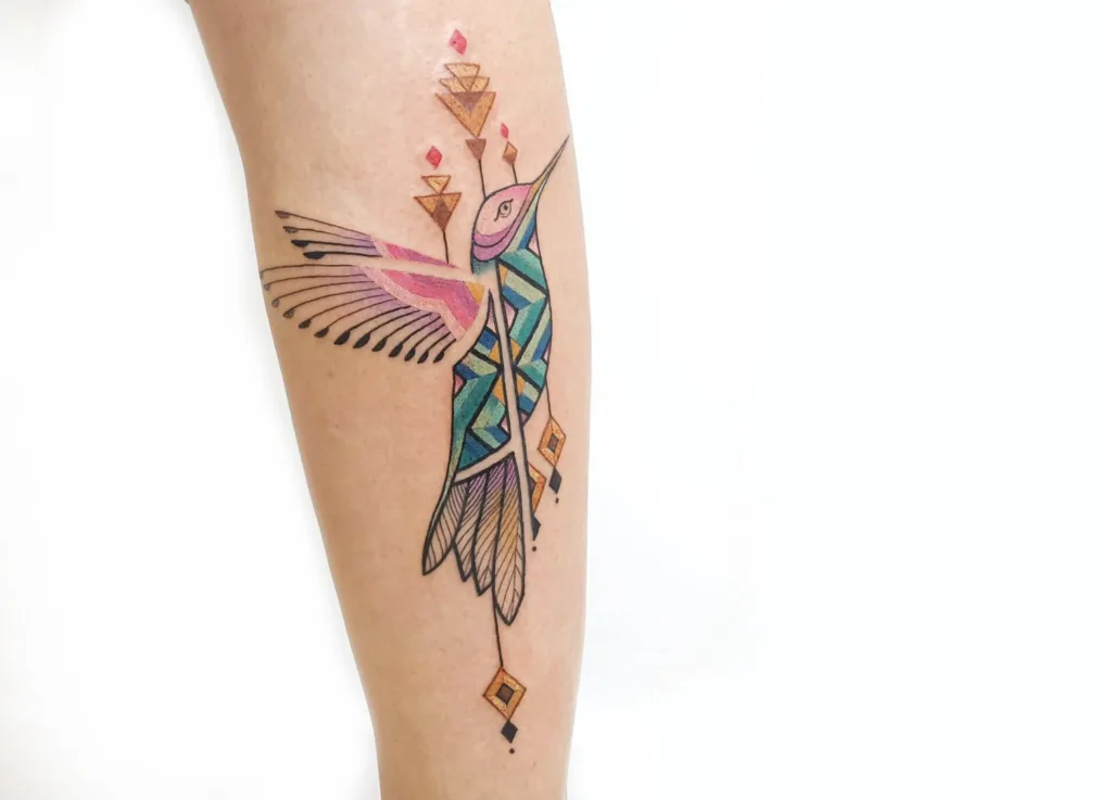 Hummingbirds Tattoo 7