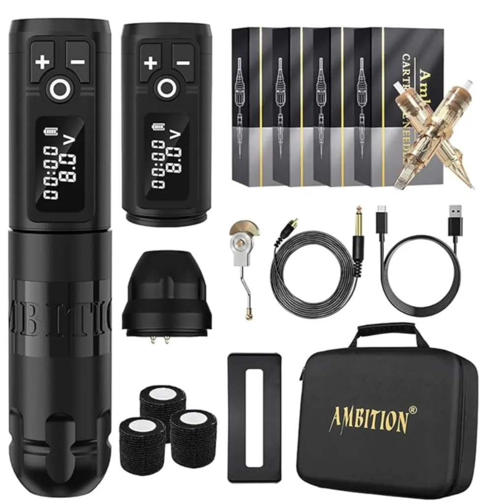 Ambition Soldier Wireless Tattoo Machine Kit