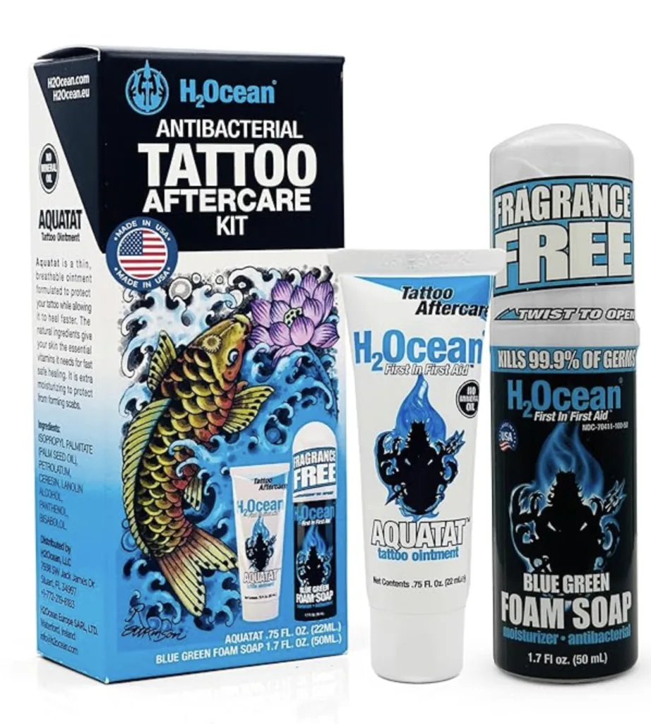 H2Ocean Antibacterial Tattoo Aftercare Kit