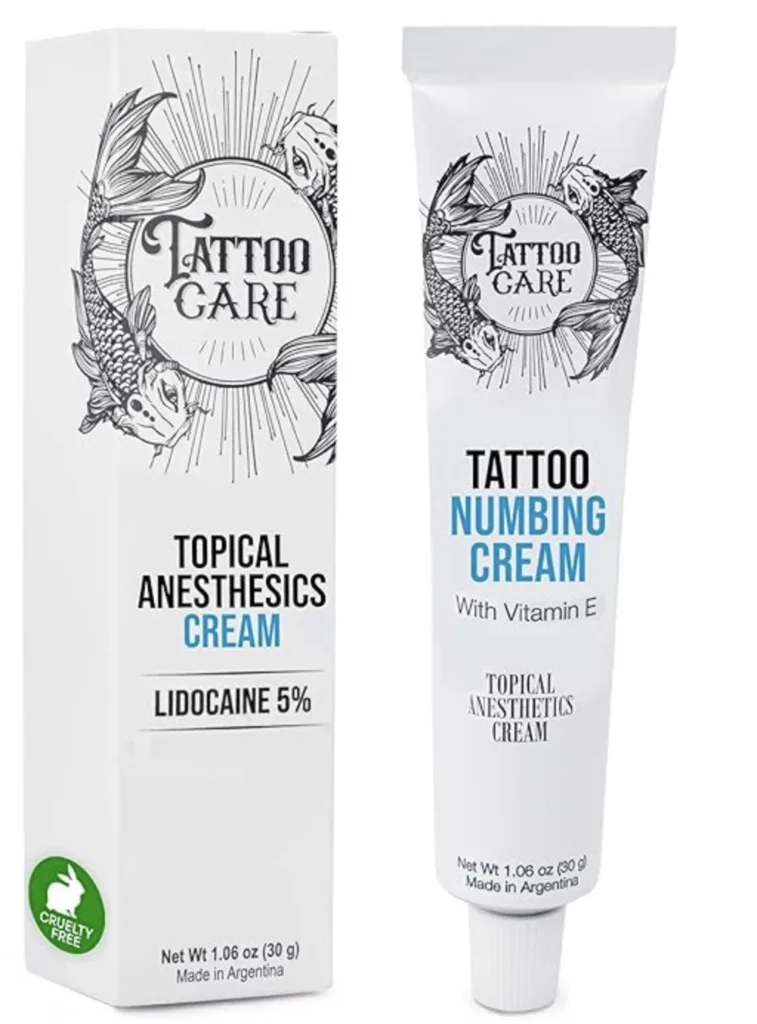 Tattoo Numbing Cream, Maximum Strength, 5% Lidocaine